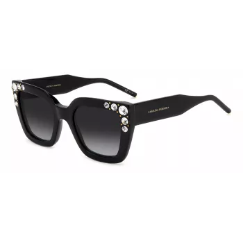 CAROLINA HERRERA HER0130S807 Gafas de sol mujer mariposa negro brillante gris 52mm