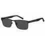 TOMMY HILFIGER TH-2040-S-807 Gafas de sol hombre rectangulares negro/gris 56/19/145 mm