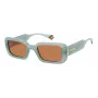 Polaroid PLD6208SX1ED Gafas de sol de mujer estilo ojo de gato - montura negra, lentes grises polarizadas - 52 mm