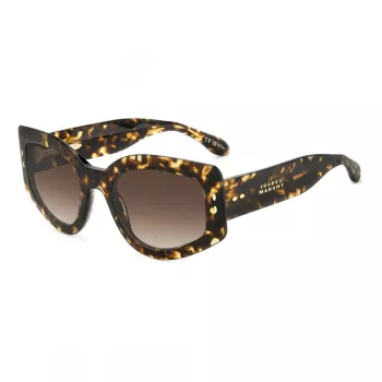 ISABEL MARANT IM-0156-S-086 Gafas de sol de mujer rectangulares Havana 54 mm