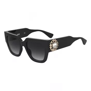MOSCHINO Gafas de sol de mujer MOS153-S-807 negro gris rectangulares 52 mm