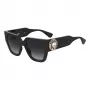 MOSCHINO Gafas de sol de mujer MOS153-S-807 negro gris rectangulares 52 mm