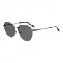 BOSS BOSS1561FSK6L Gafas de sol de hombre rectangulares - montura negra lentes grises 57/20/145 mm