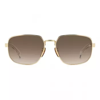 DAVID BECKHAM DB7121GSLOJ Gafas de sol de hombre angulares Havana marrón 60 mm