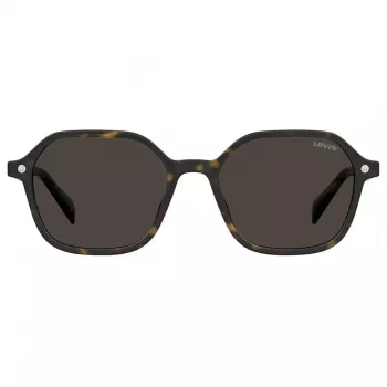 Levi's LV-5051-S-086 Gafas de sol unisex cuadradas Havana/gris 53 mm