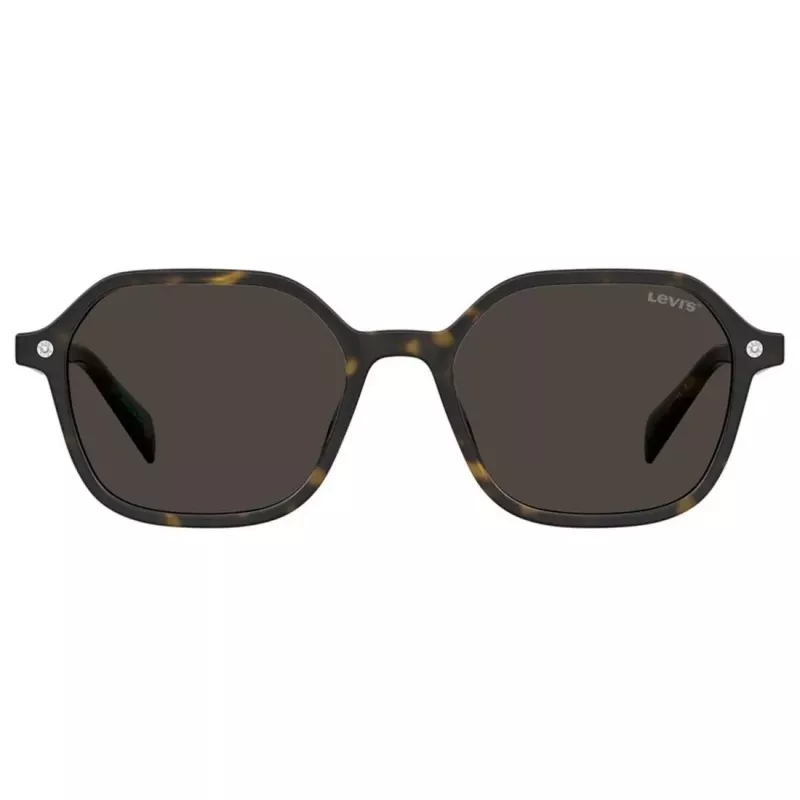 Levi's LV-5051-S-086 Gafas de sol unisex cuadradas Havana/gris 53 mm