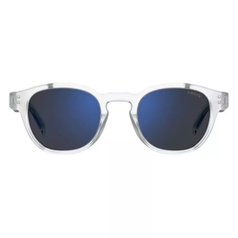 LEVI'S LV-5060-S-2M4 Gafas de sol de hombre rectangulares montura Havana lentes marrones 48 mm