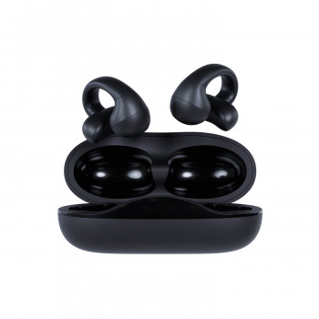 Happy Plugs Clip auriculares inalámbricos open-ear con clip (negro)