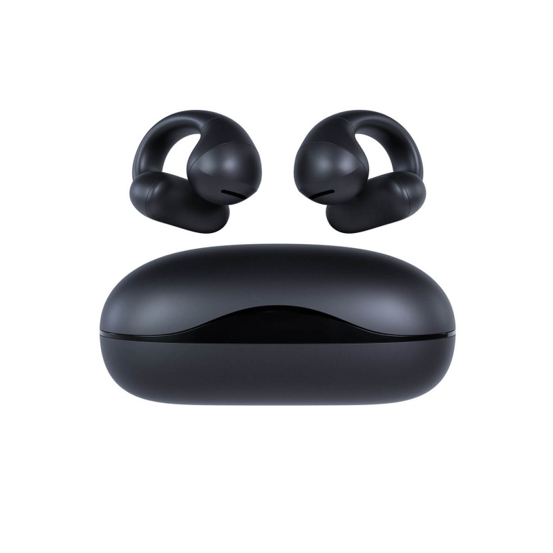 Happy Plugs Clip auriculares inalámbricos open-ear con clip (negro)