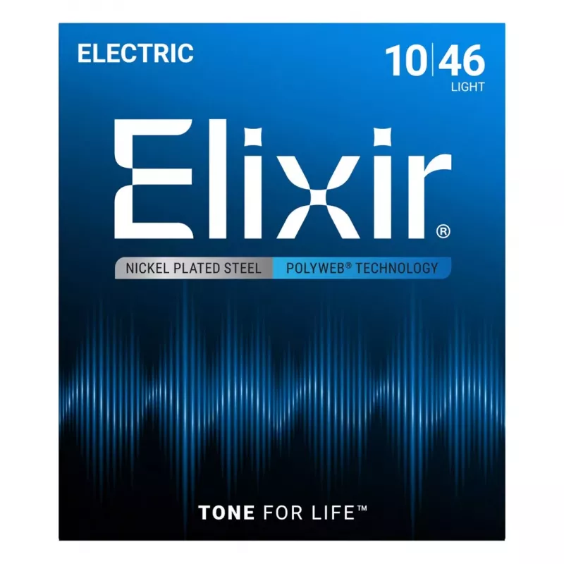 Elixir 12050 cuerdas para guitarra eléctrica Light (10-46) PW - Revestimiento Polyweb