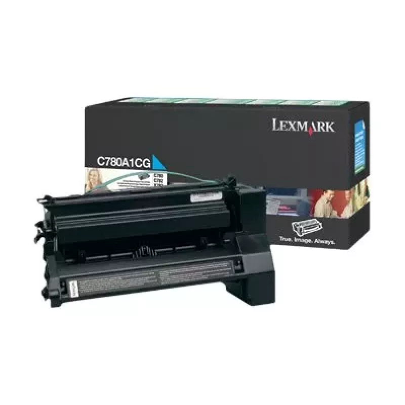 Lexmark Cartucho de tóner original cian LCCP, LRP