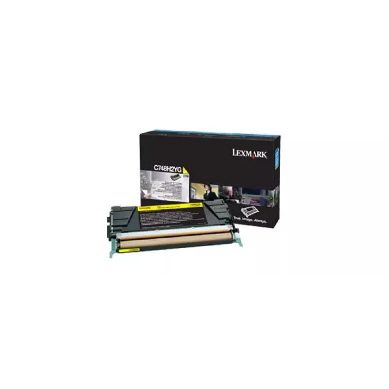 Lexmark Cartucho de tóner original de alto rendimiento - amarillo