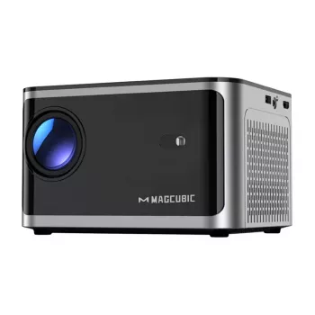 Magcubic HY350 proyector (gris) - 720p nativo, 200 lúmenes ANSI, Android 11.0, Wi-Fi 6, Bluetooth 5.0