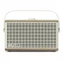 Altavoz Bluetooth portátil Pure Classic Aura con retroiluminación, blanco/roble