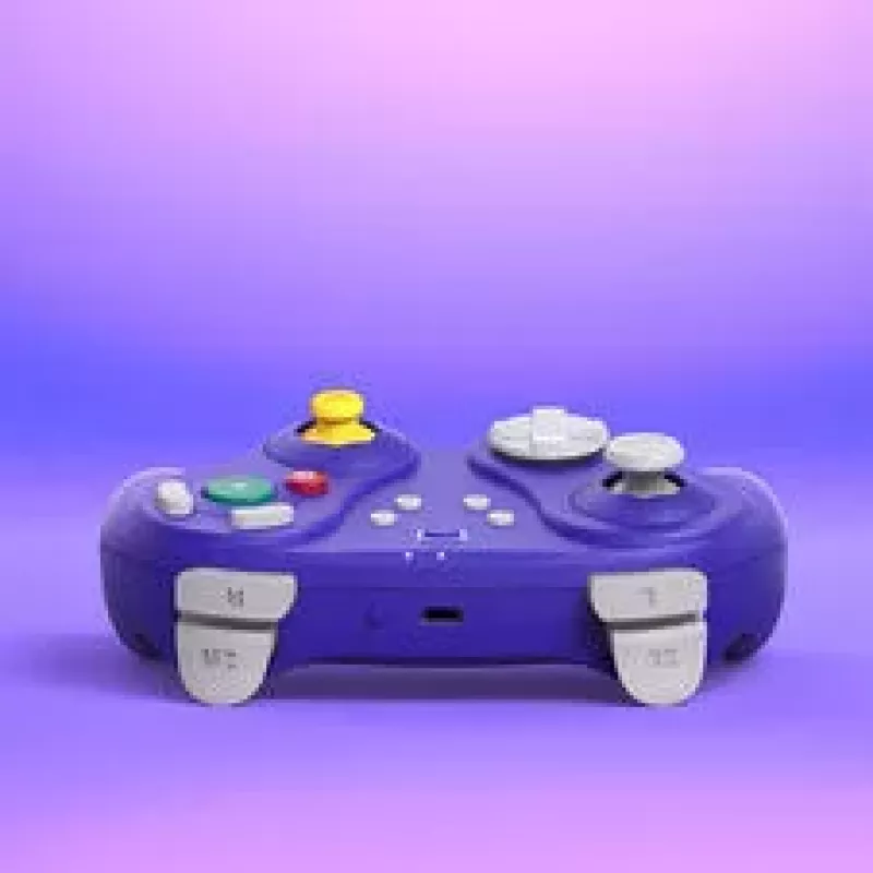 Mando NYXI Warrior para Switch 1 y 2 - morado