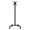 MANHATTAN Soporte compacto para TV y monitor con ruedas 13-50 inch inclinable y regulable en altura, hasta 20 kg, negro (462464)