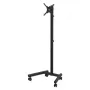 MANHATTAN Soporte compacto para TV y monitor con ruedas 13-50 inch inclinable y regulable en altura, hasta 20 kg, negro (462464)