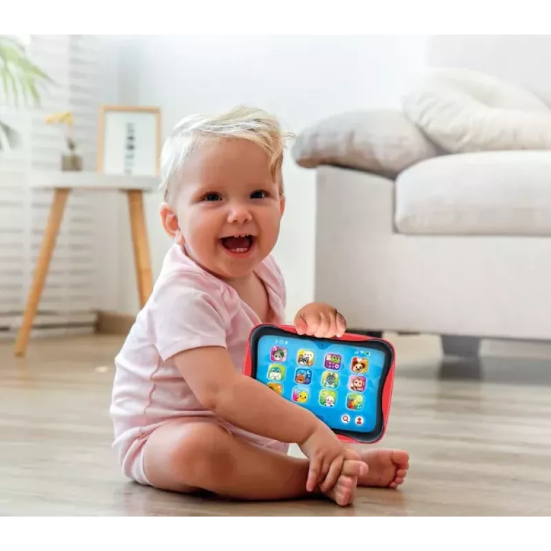 Tablet Parlante Infantil Clementoni 17535 - Juguete Electrónico Educativo para Niños a partir de 12 Meses