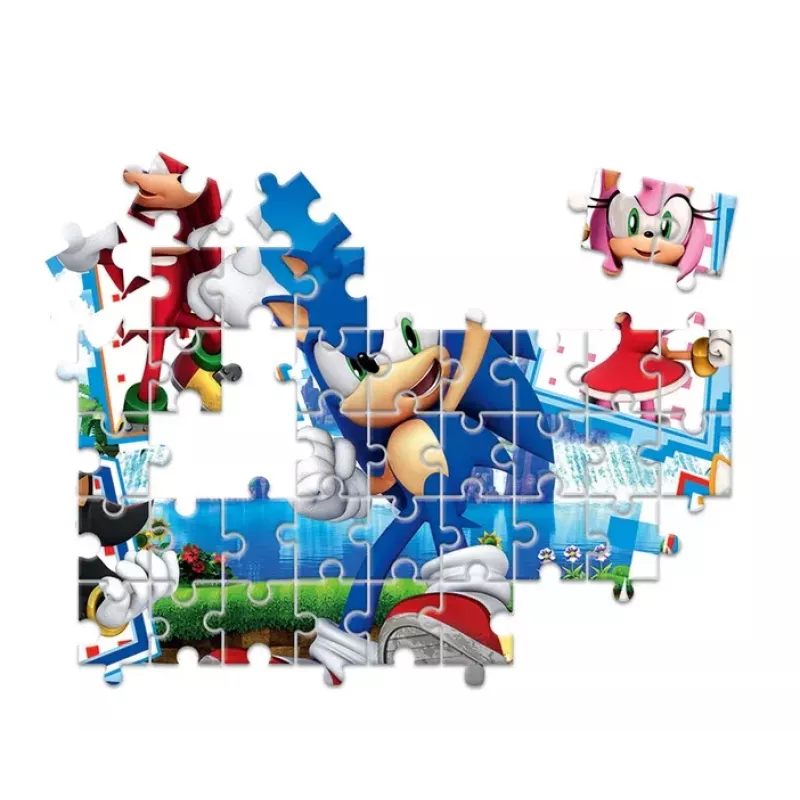 Set educativo Clementoni puzzle, memo y bloques de construcción Sonic 28389