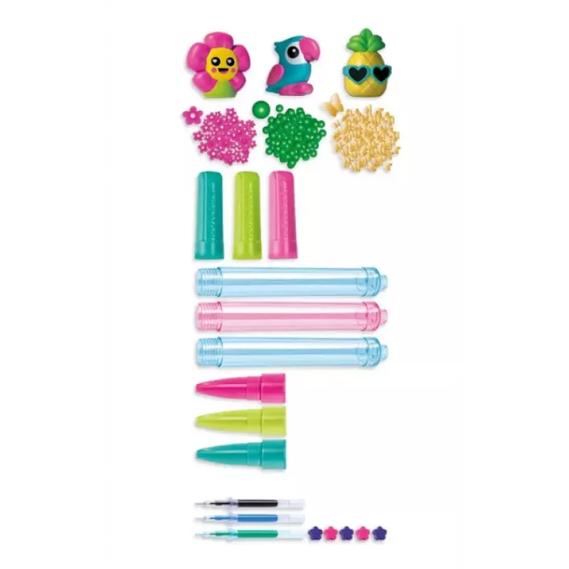 Clementoni Mini Factory: Kit DIY Bolígrafos Tropicales 18830