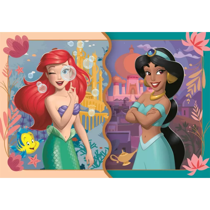 Clementoni Super Color Puzzle Disney Princesas 2x20 Piezas