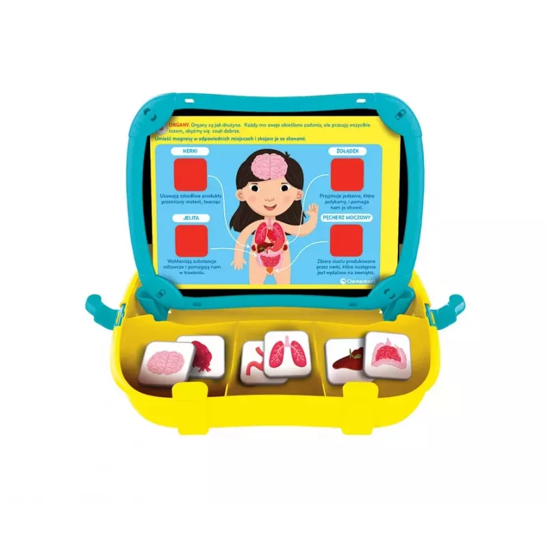 Maletín Médico Magnético para Aprender Jugando, idioma polaco, Clementoni 50393
