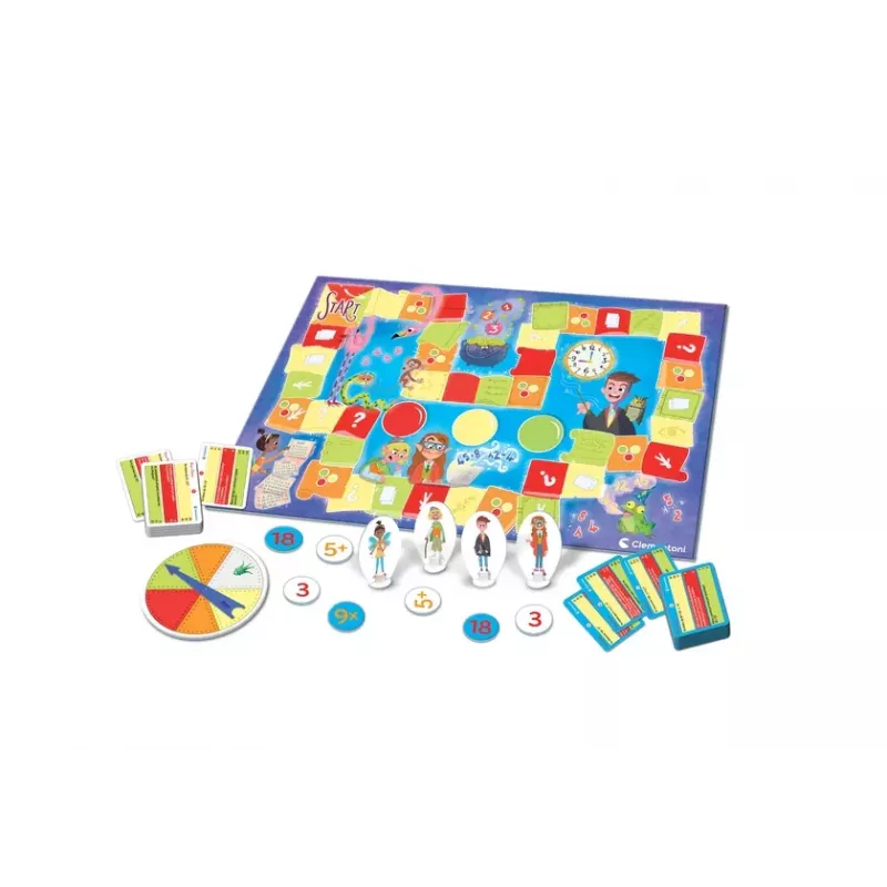 Clementoni Naukowa Zabawa Juego de Mesa Educativo Matemáticas Aprendiendo Jugando 50778