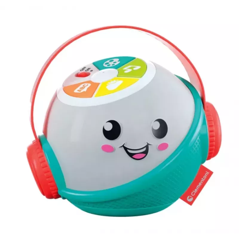 Clementoni DIXI Bola de Música Interactiva con Micrófono (idioma polaco) 50800