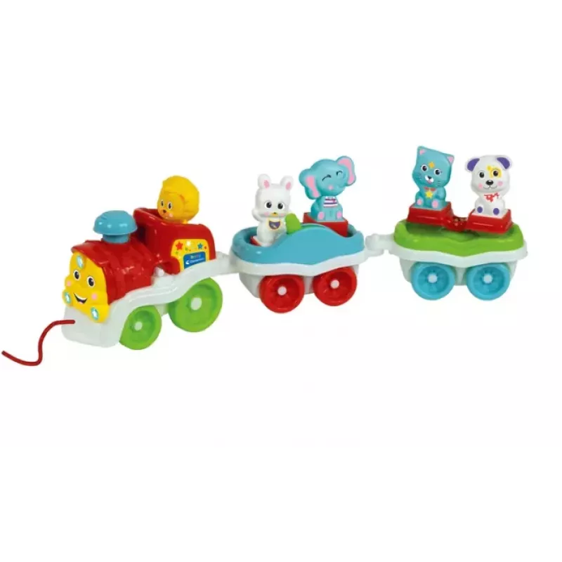 Clementoni Tren de Animales Interactivo Idioma Polaco 50802