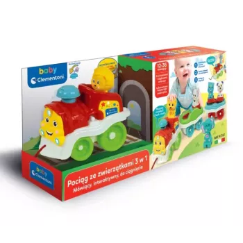Clementoni Tren de Animales Interactivo Idioma Polaco 50802
