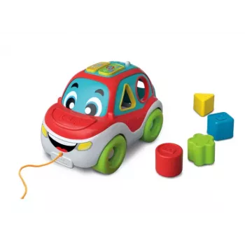 Clementoni Coche Interactivo Clasificador de Formas y Colores (Polaco e Inglés) 50808