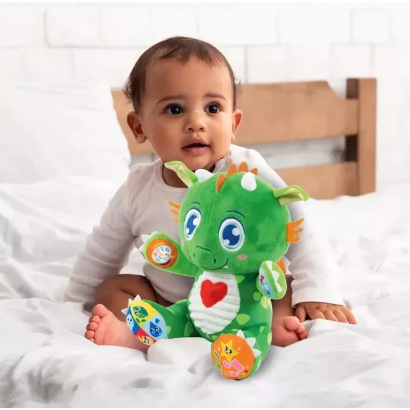 Clementoni Baby Dragón Amigable Juguete Educativo Interactivo - Idioma Polaco - 50938