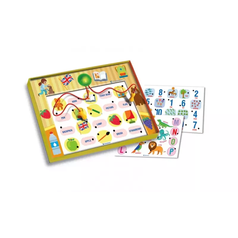 Clementoni Quizzy Juego Educativo Electrónico de Quiz Interactivo Inglés Polaco 50943