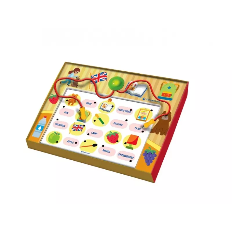 Clementoni Quizzy Juego Educativo Electrónico de Quiz Interactivo Inglés Polaco 50943