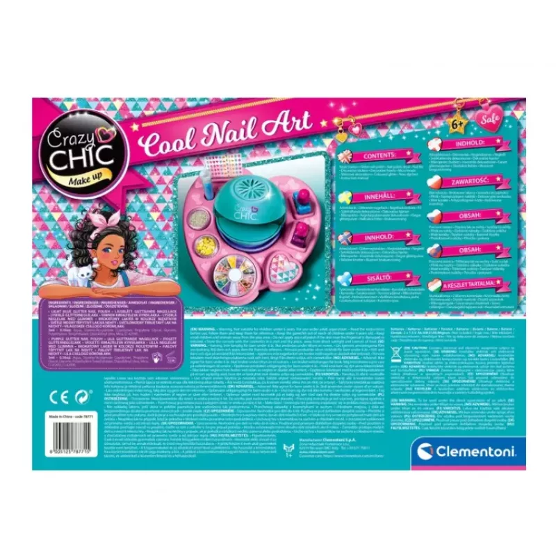 Crazy Chic Nail Studio Salón de Manicura Crazy Nails Clementoni 78771