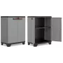 KETER Armario de herramientas con baldas STILO 68x39x90cm gris/negro