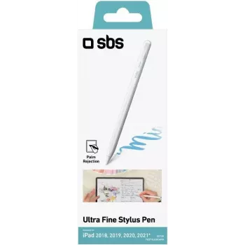 SBS TESTYLUSCAPW Lápiz stylus activo para iPad - Blanco