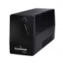 TECNOWARE SAI ERA PLUS 600 SCHUKO Line-Interactive 600VA/360W, batería 12V 7Ah, 2 tomas Schuko, USB, negro