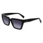 LIU JO Gafas de sol para mujer Cat-Eye LJ793SR-001 - Montura negra, lentes grises, 57 mm