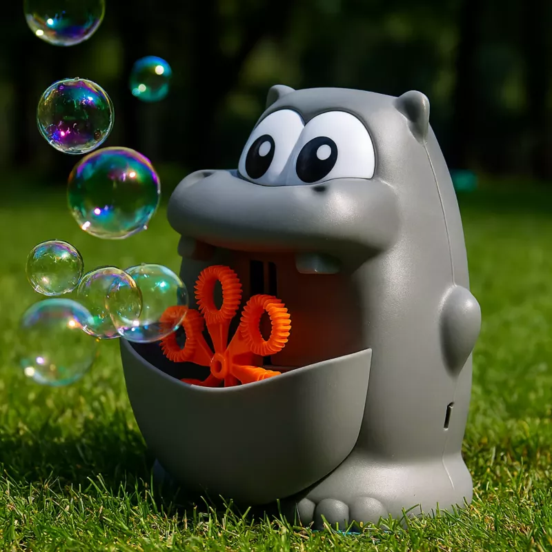 Koala Games G2495 Máquina de pompas de jabón rana e hipopótamo (color aleatorio)