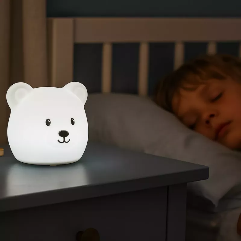 Koala Games G2535 Lámpara de silicona recargable con forma de oso