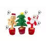 Koala Games G2585 Peluche navideño que baila, canta e ilumina 36 cm