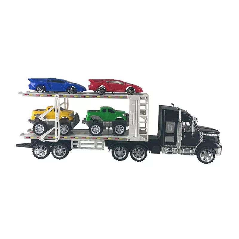 Koala Games G2591 Camión transportador de coches con 4 coches de fundición