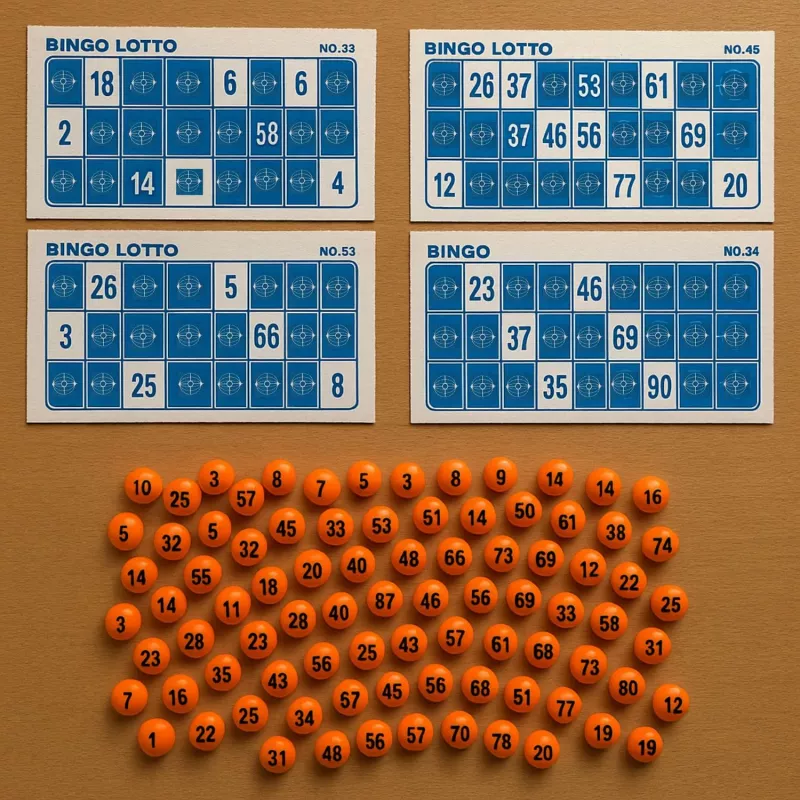 Koala Games G2592 Juego de bingo – 75 bolas, 48 cartones, 150 fichas, jaula metálica, diversión en familia