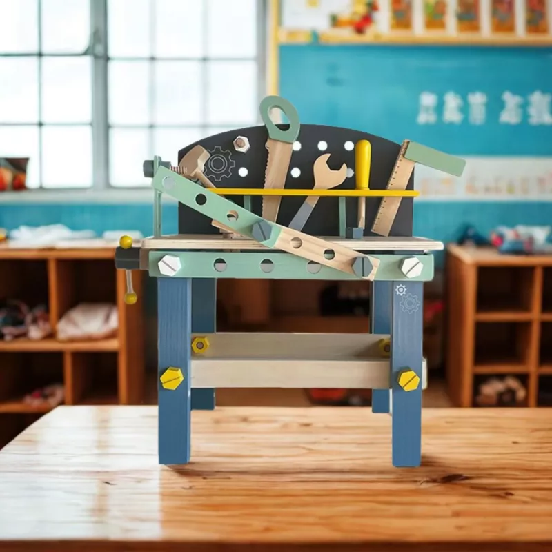 Koala Games G2595 Banco de trabajo de madera con accesorios
