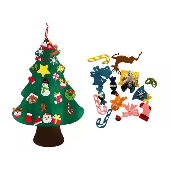 Koala Games G2602 Árbol de Navidad de fieltro