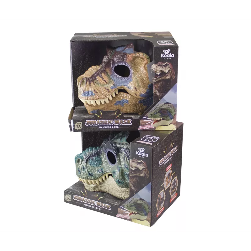 Koala Games G2604 Máscara Jurassic (color aleatorio)