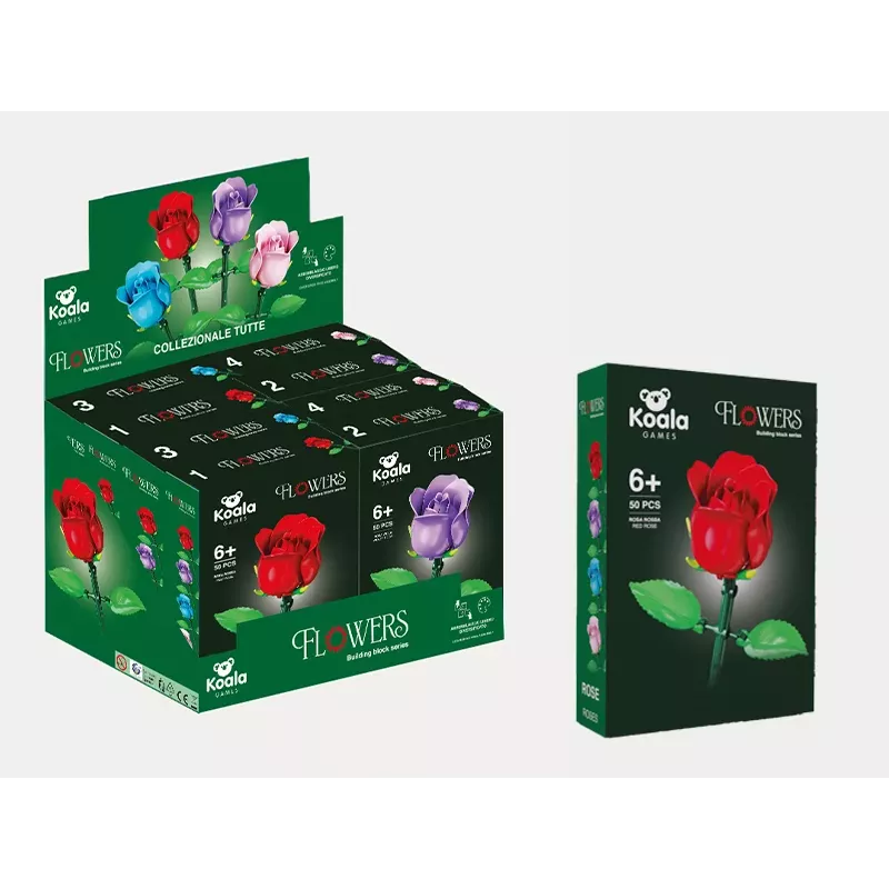 Koala Games G2671 Bloques de rosas de construcción (color aleatorio)