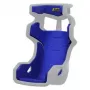 Sabelt SRX-1 Pads Kit almohadillas de repuesto para casco 20 mm espuma azul royal