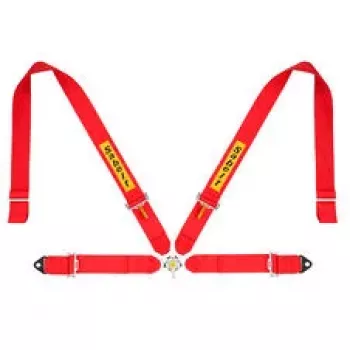 SABELT SIM RACING Sabelt cinturones de sim racing, cinturón de 4 puntos, ajustable, compatible con serie P, S y X - rojo
